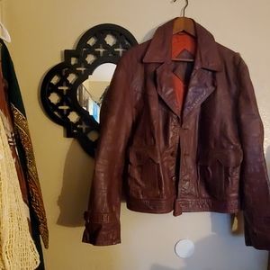 Vintage leather Jacket